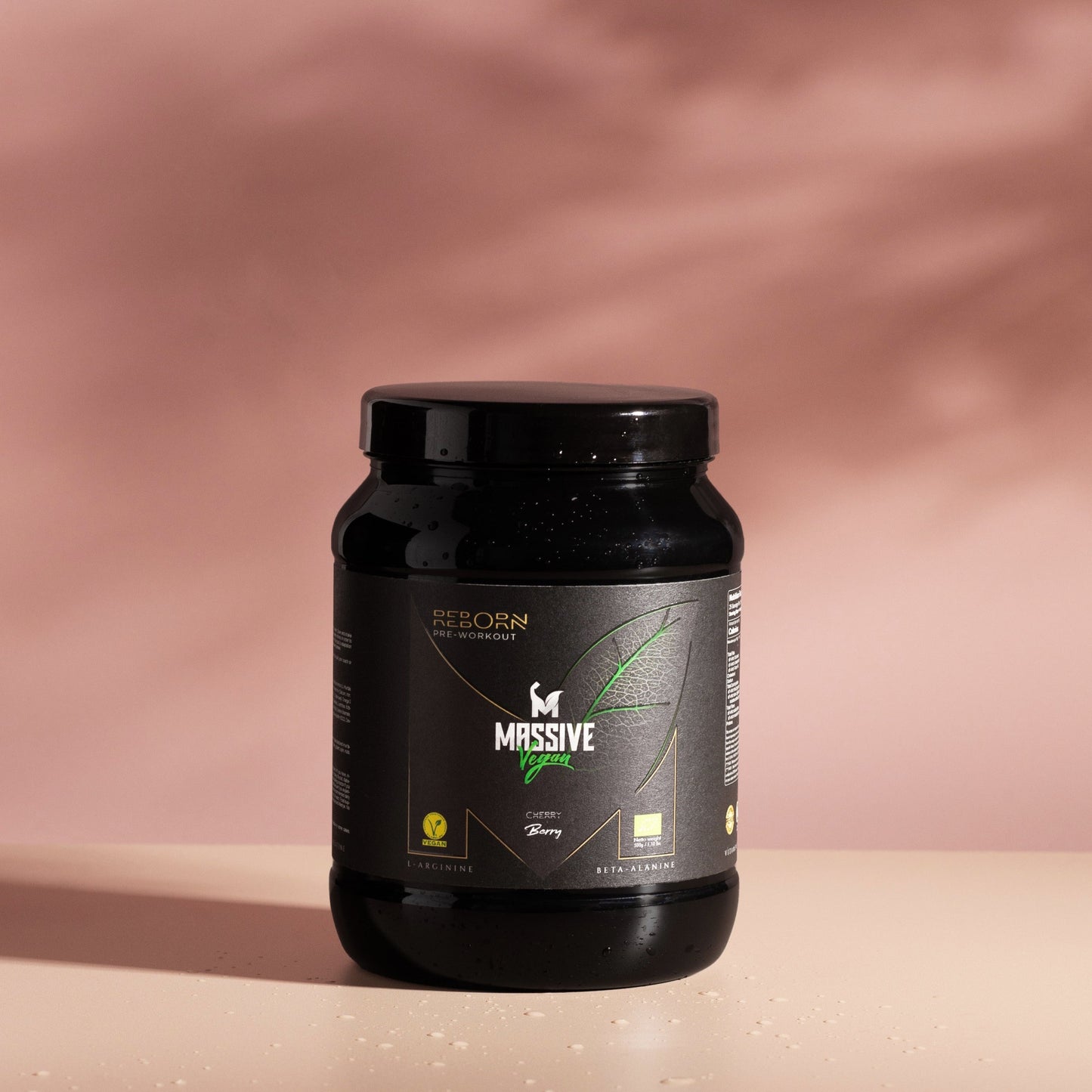 PreWorkout Vegan Bio, Fara Cofeina, 500g, 25portii