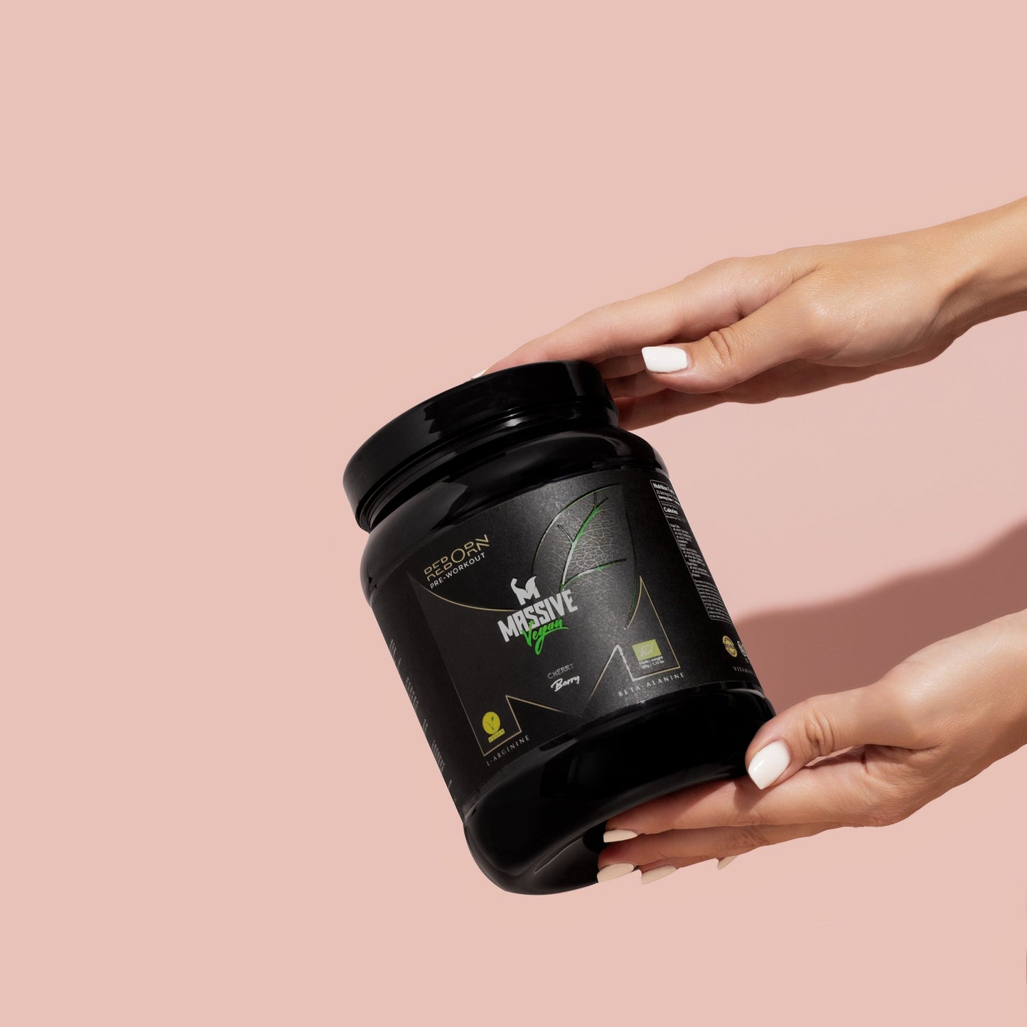 PreWorkout Vegan Bio, Fara Cofeina, 500g, 25portii