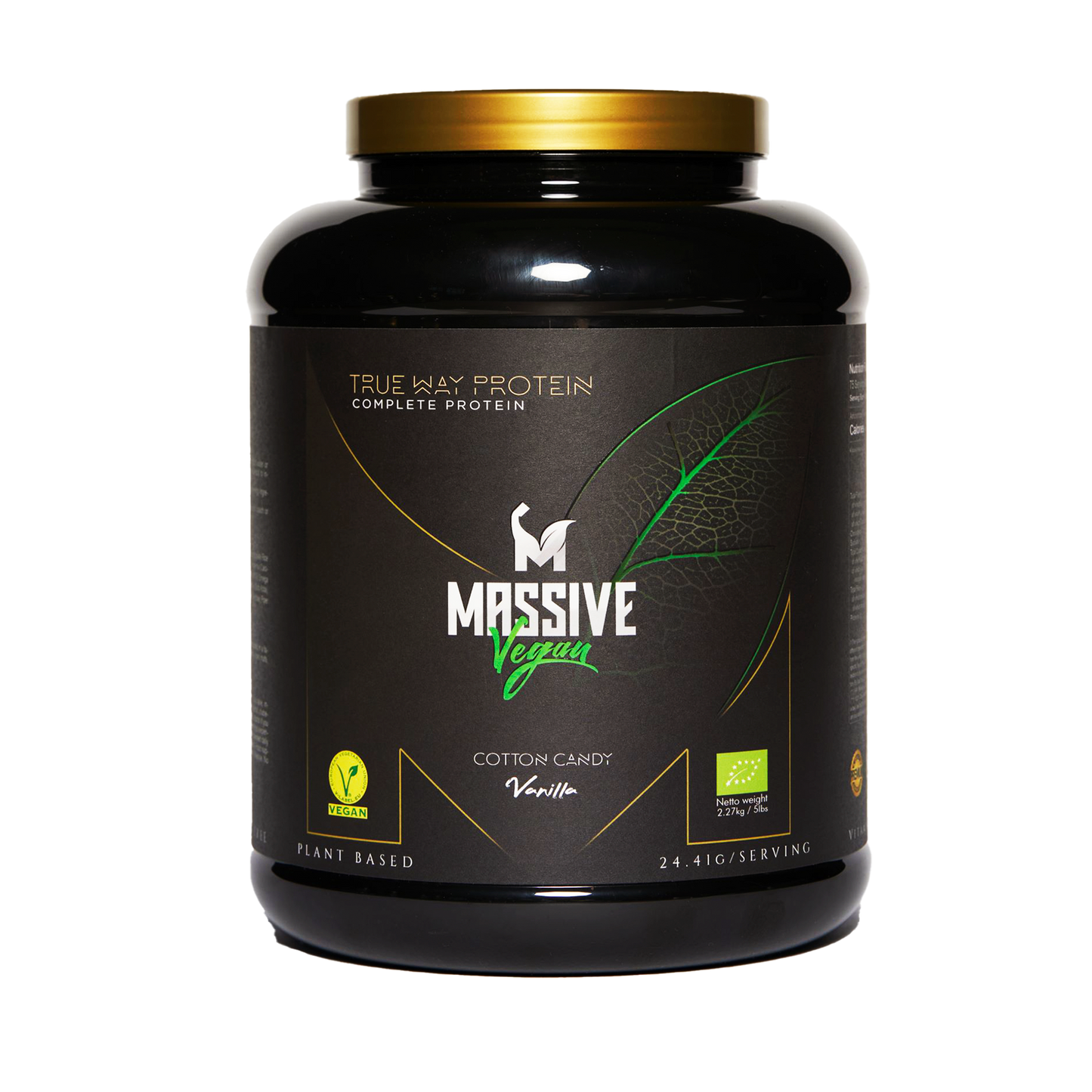 Proteina Hidrolizata Vegana Bio, Massive Vegan, 2,27kg, 75portii